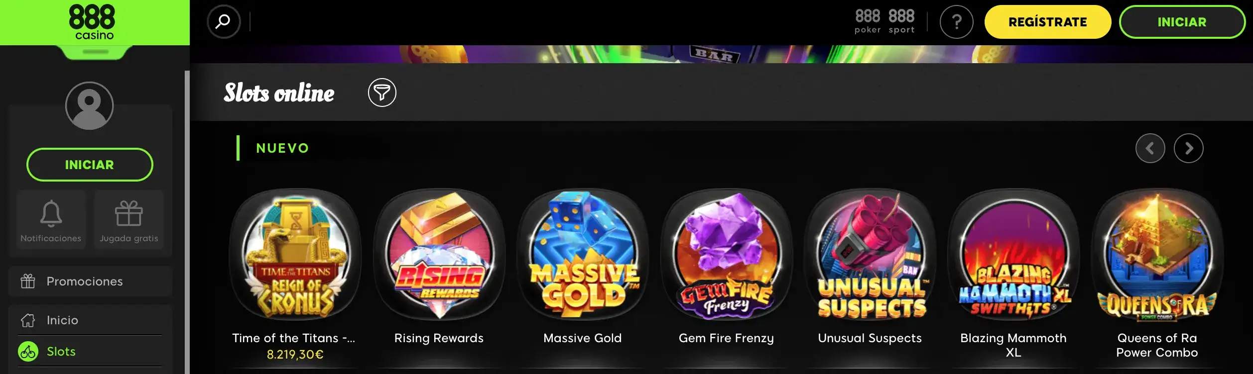Juegos casino online